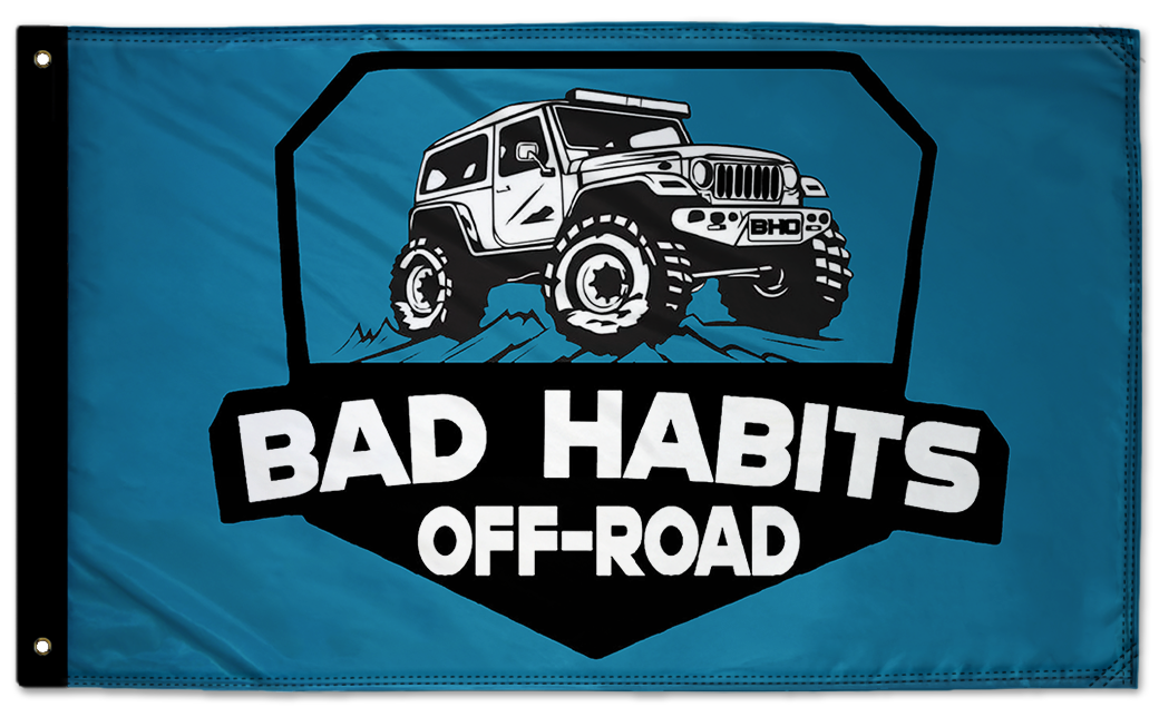 Bad Habits Off-Road Flag 3'x5' Double-Sided Flag