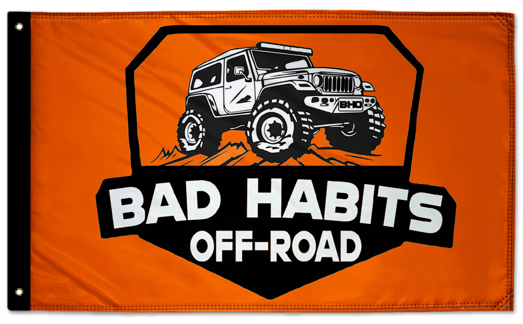 Bad Habits Off-Road Flag 3'x5' Double-Sided Flag