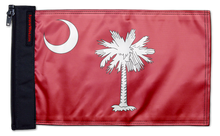 State Flag South Carolina Big Red 12"x18" Forever Wave Flag for Jeep Wrangler CJ-7 and CJ-8 1976-1986