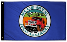 Blue Mountain Jeep Alliance Flag 3'x5' Double-Sided Flag