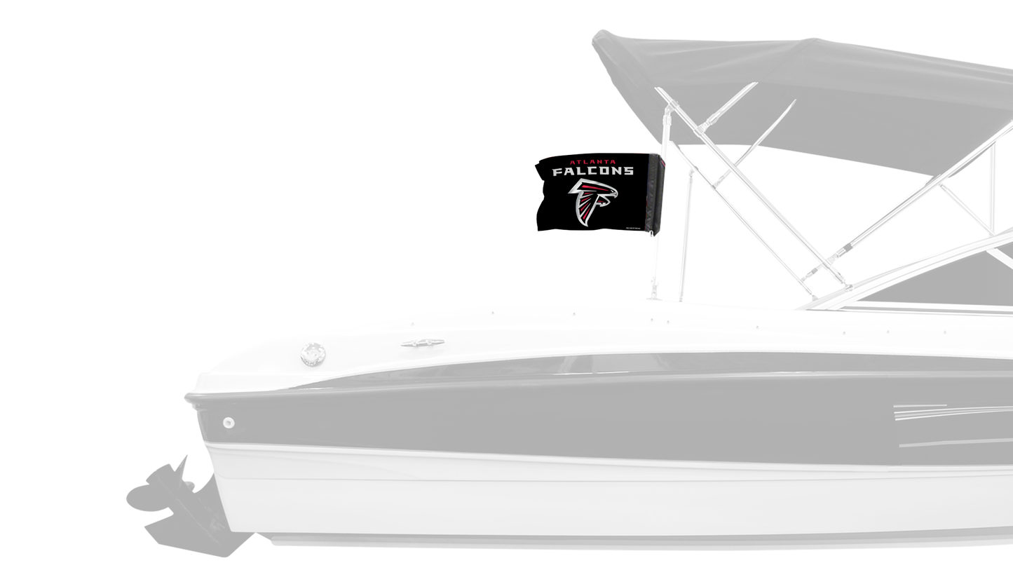 Atlanta Falcons 11"x17" Forever Wave Flag for Boats