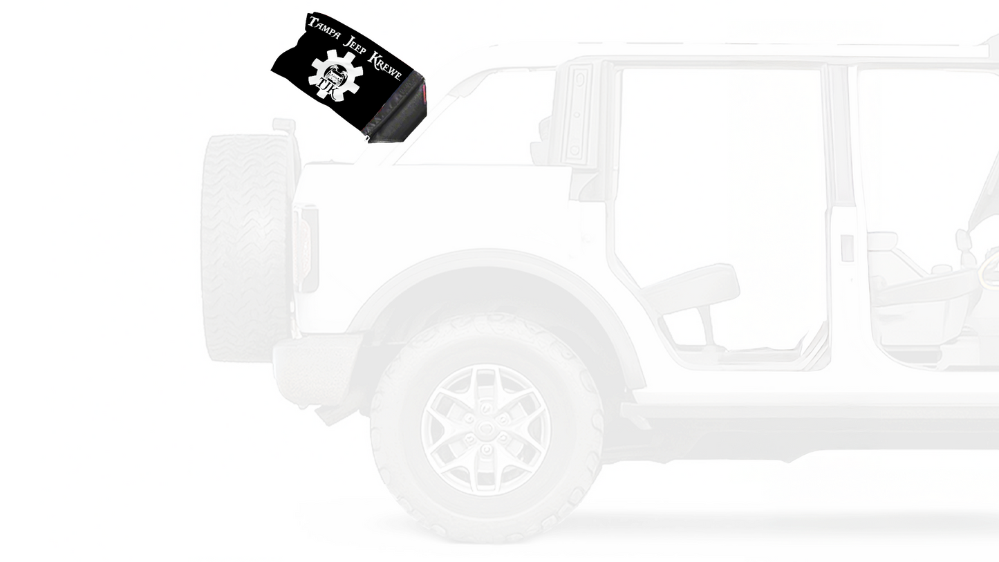 Tampa Jeep Krewe 12"x18" Forever Wave Flag