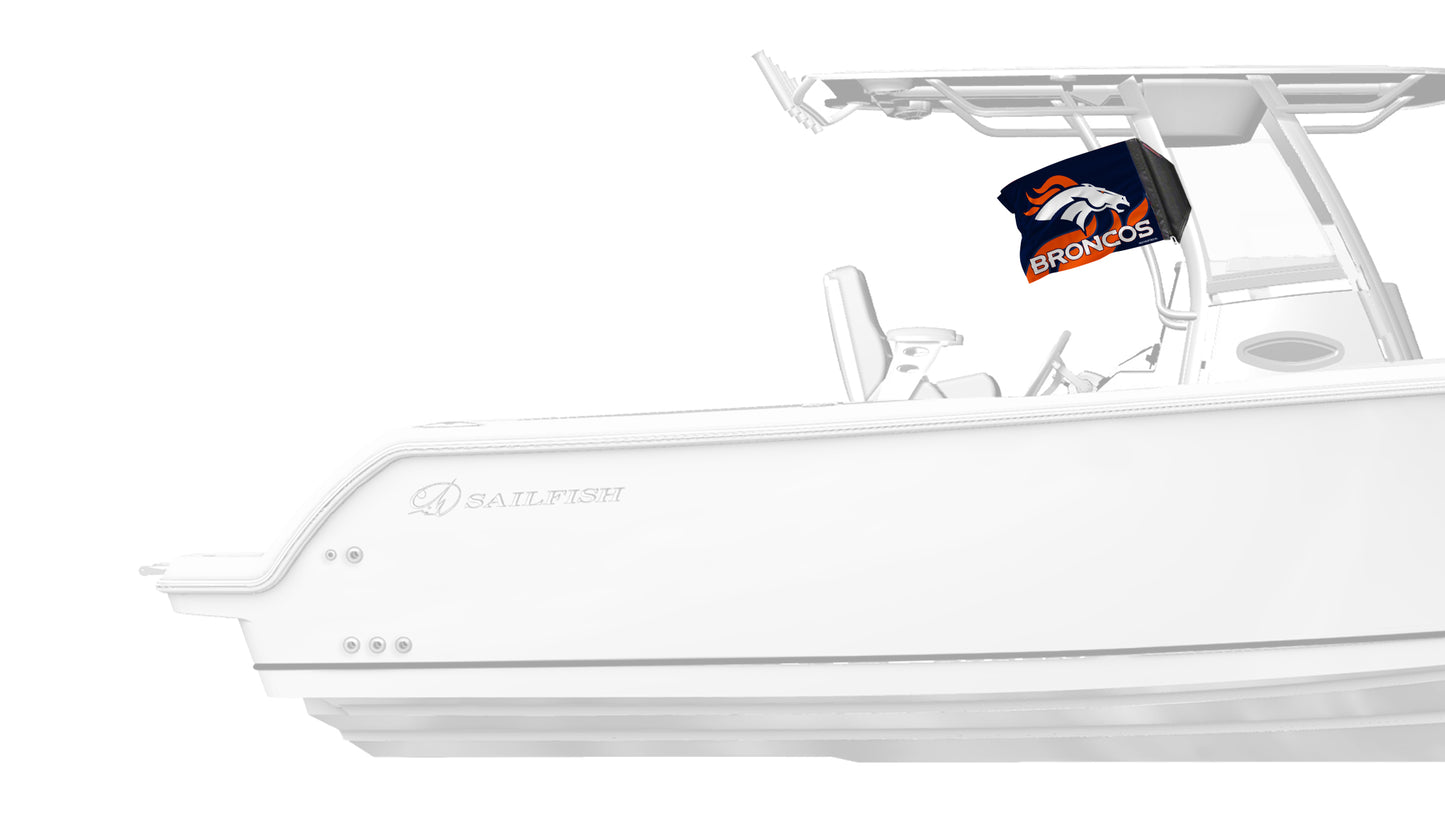 Denver Broncos 11"x17" Forever Wave Flag