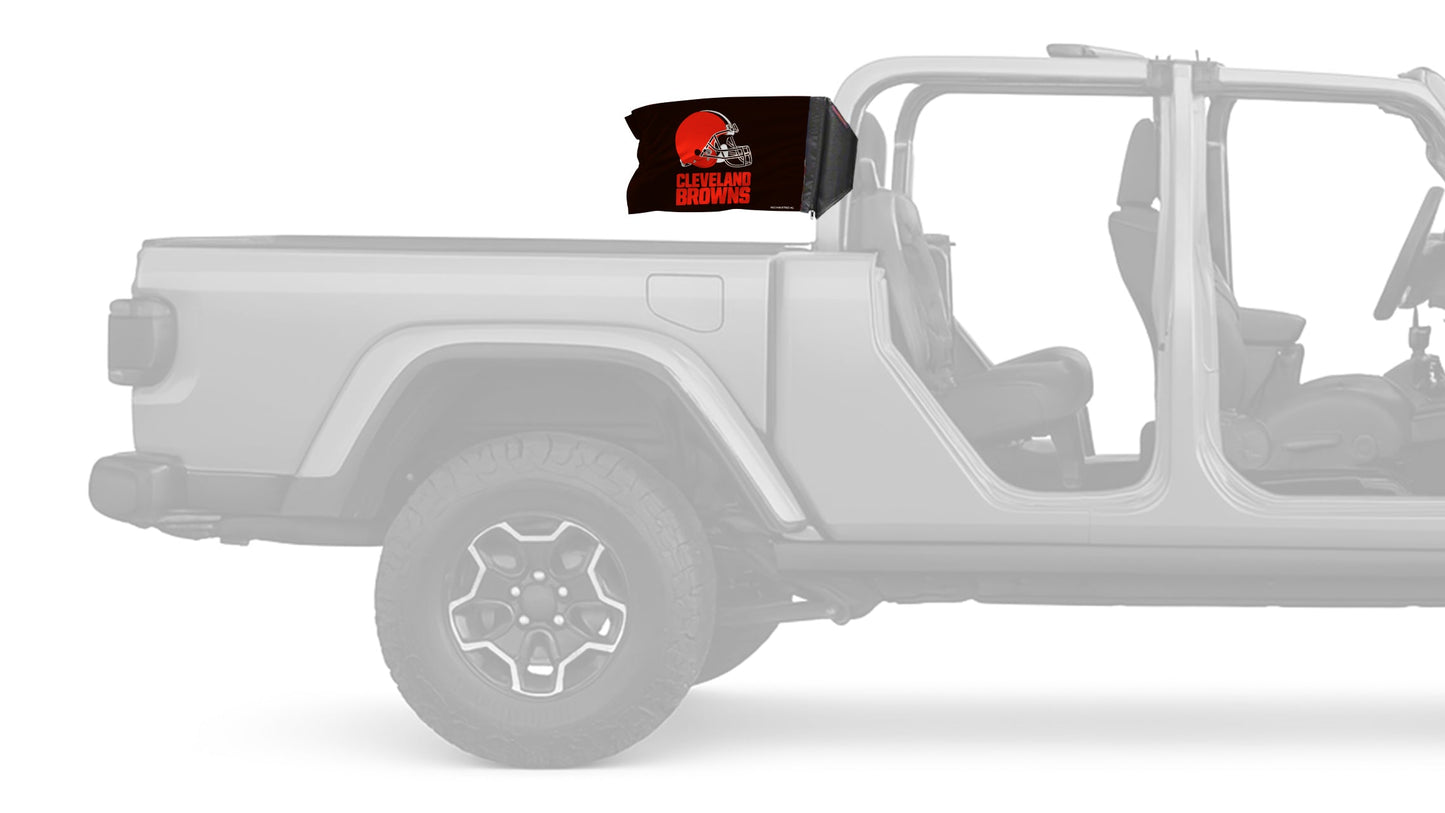 Cleveland Browns 11"x17" Forever Wave Flag for Jeep Gladiator JT