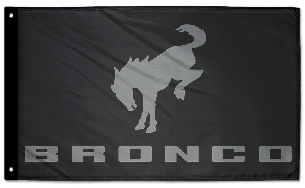 Bucking Bronco 3'x5' Double-Sided Flag