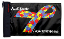 Autism Awareness 12"x18" Forever Wave Flag for Jeep Wrangler TJ 1996-2006