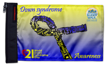 Down Syndrome Awareness 12"x18" Forever Wave Flag for Jeep Wrangler YJ 1986-1995