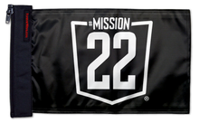 Mission 22 12"x18" Forever Wave Flag for Boats