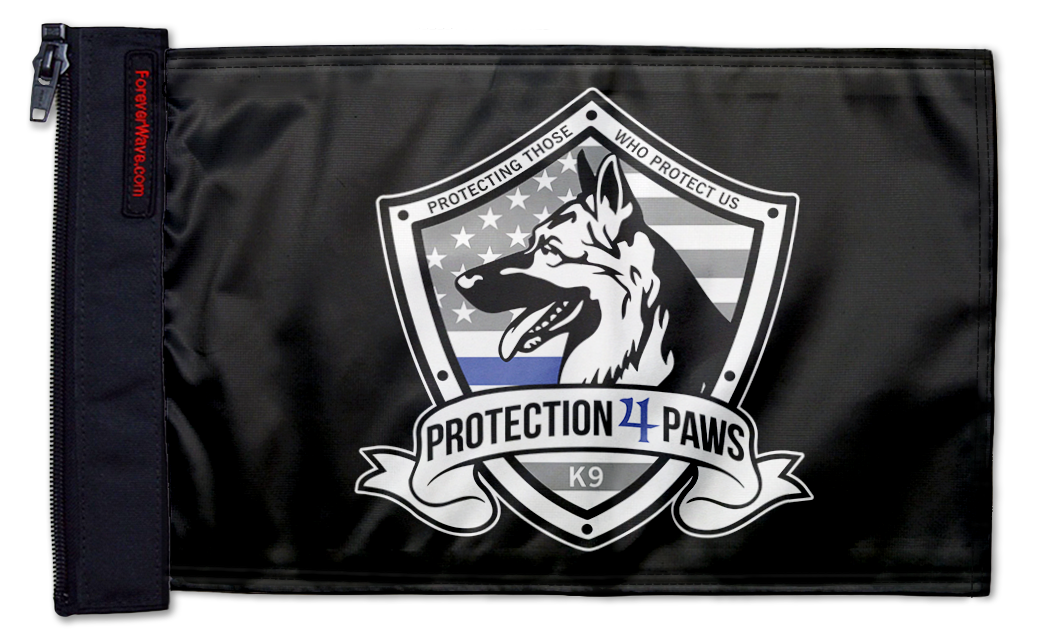 Protection4Paws 12"x18" Forever Wave Flag for UTVs