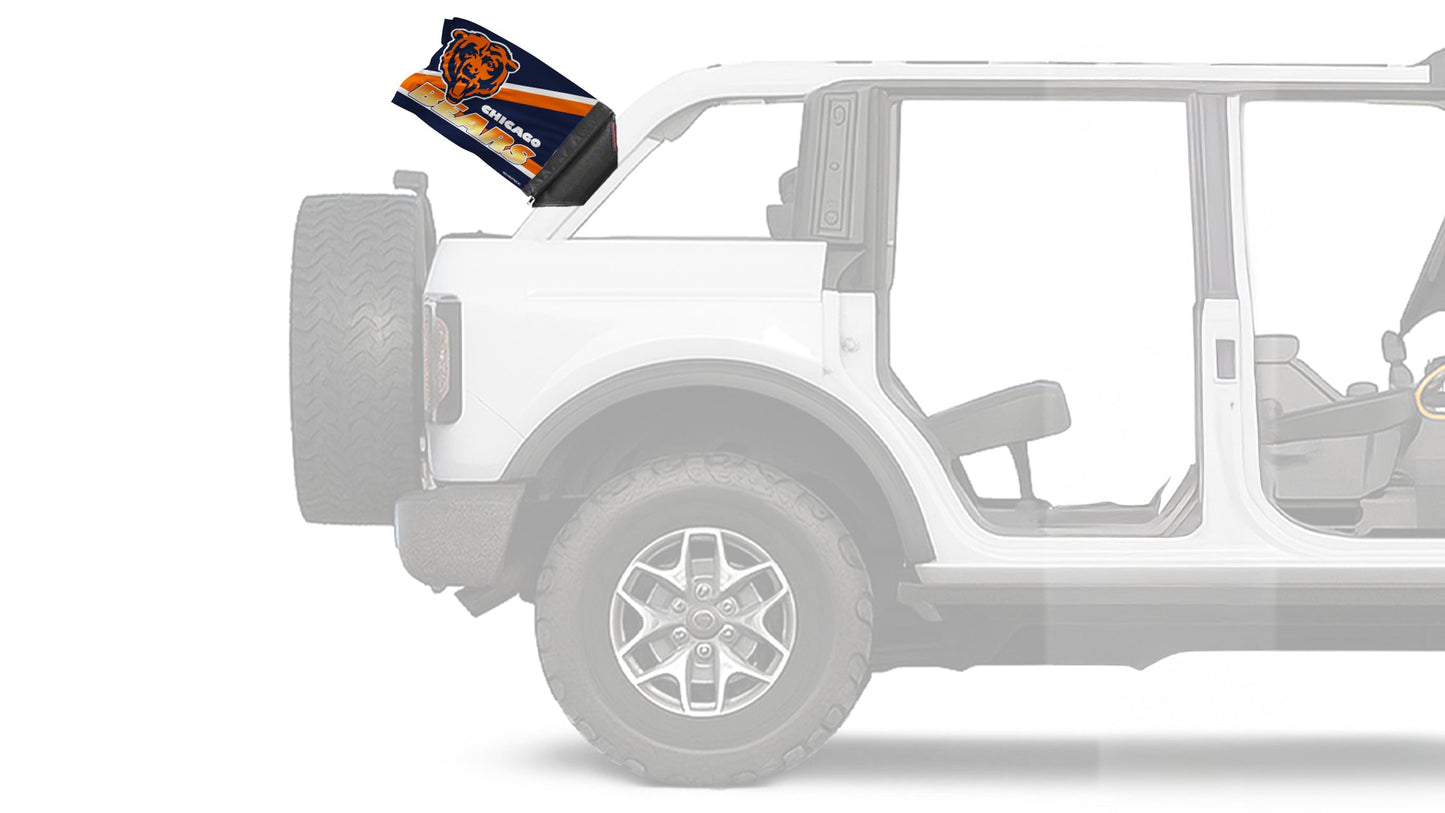 Chicago Bears 11"x17" Forever Wave Flag for Bronco
