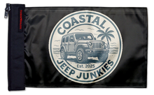 Coastal Jeep Junkies 12"x18" Forever Wave Flag