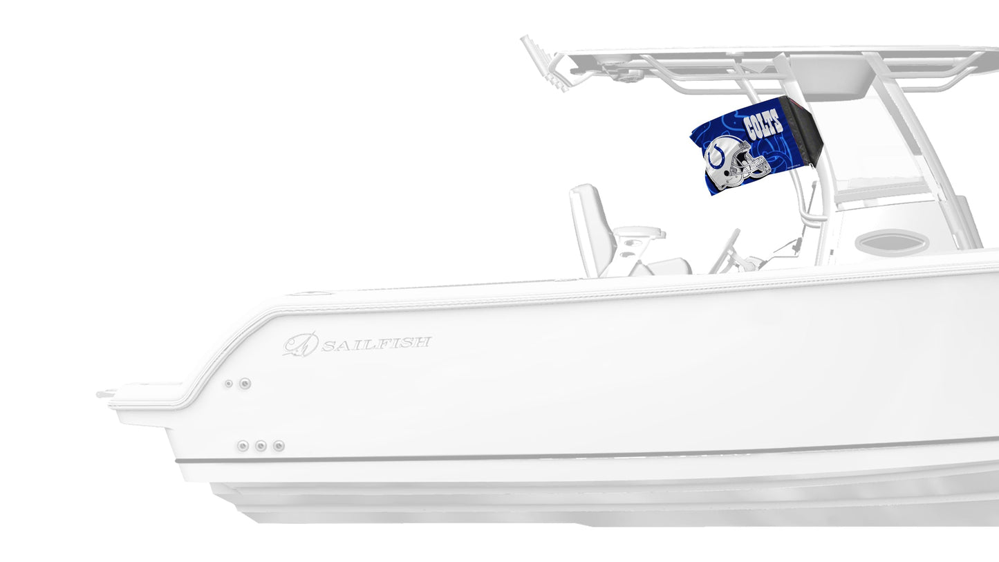 Indianapolis Colts 11"x17" Forever Wave Flag for Boats