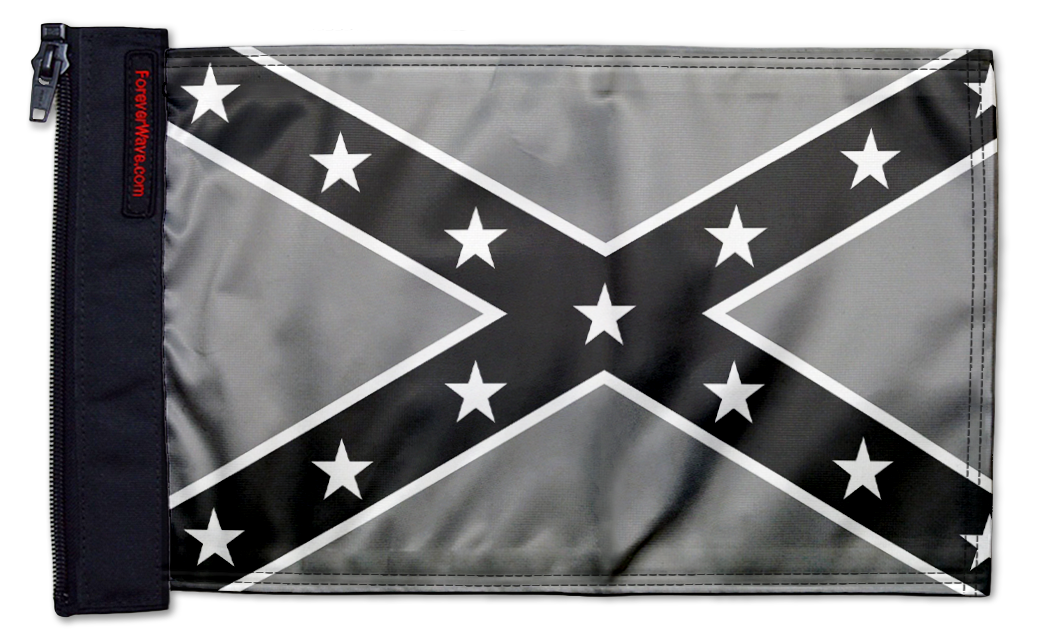 Confederate Subdued 12"x18" Forever Wave Flag for Bronco