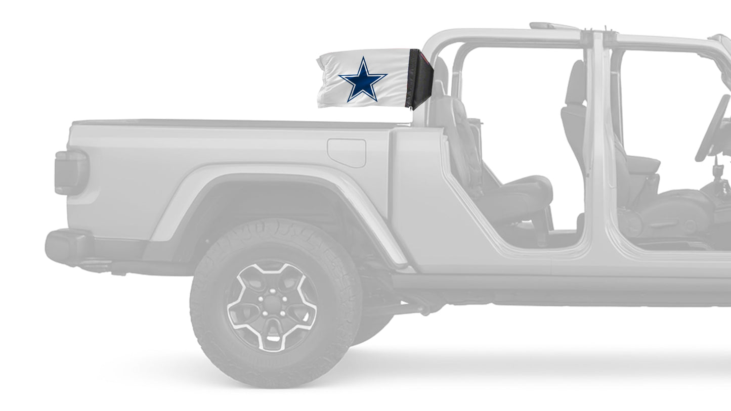 Dallas Cowboys White 11"x17" Forever Wave Flag for Jeep Gladiator JT