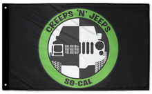 Creeps N Jeeps So-Cal  3'x5' Double-Sided Flag