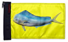 Dolphin 12"x18" Forever Wave Flag for Jeep Wrangler CJ-7 and CJ-8 1976-1986