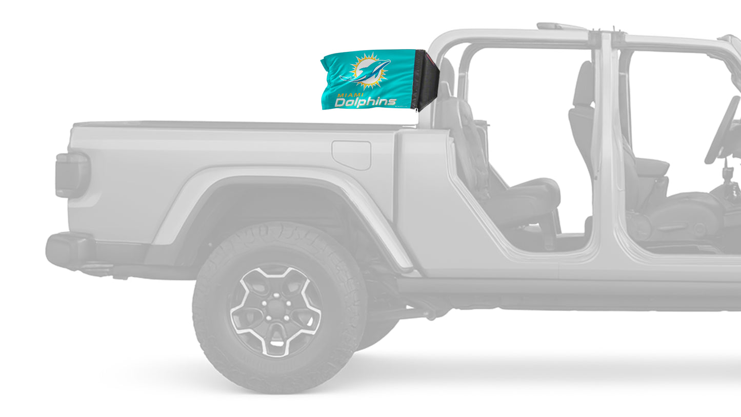 Miami Dolphins 11"x17" Forever Wave Flag