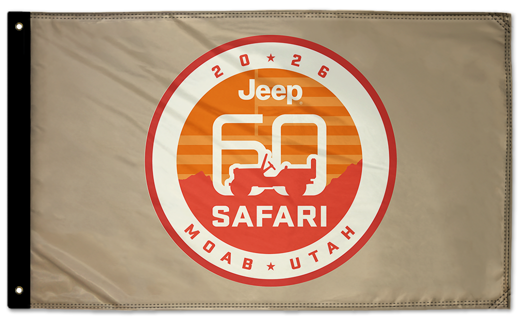 Easter Jeep Safari 2026 3'x5' Double-Sided Flag