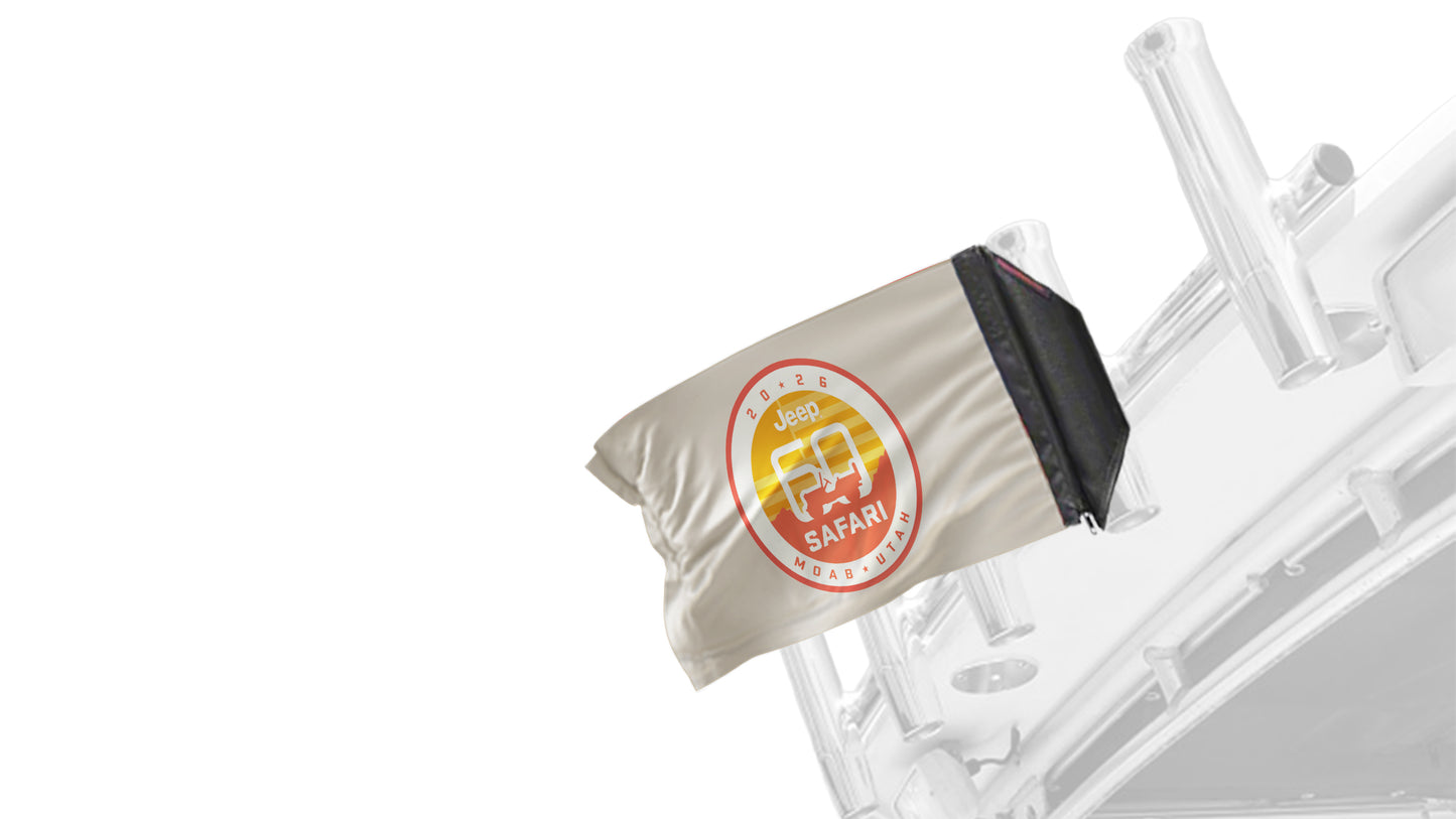 Easter Jeep Safari 2026 12"x18" Forever Wave Flag for Boats