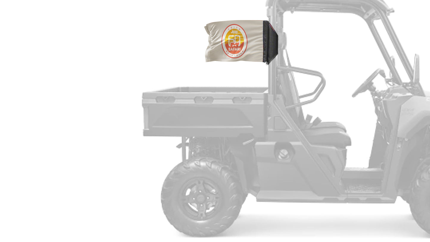 Easter Jeep Safari 2026 12"x18" Forever Wave Flag for UTVs