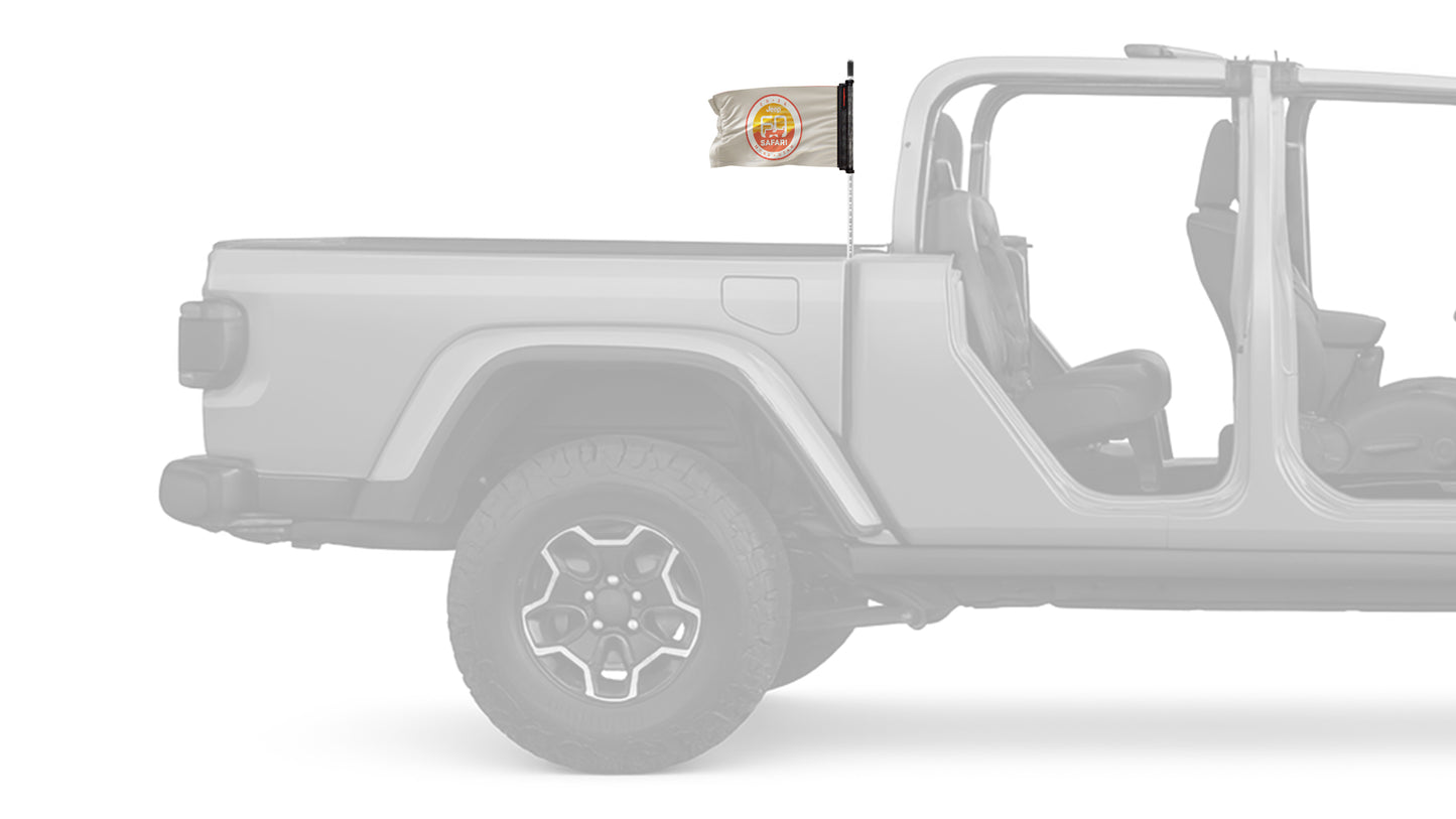 Easter Jeep Safari 2026 12"x18" Forever Wave Flag for Jeep Gladiator JT
