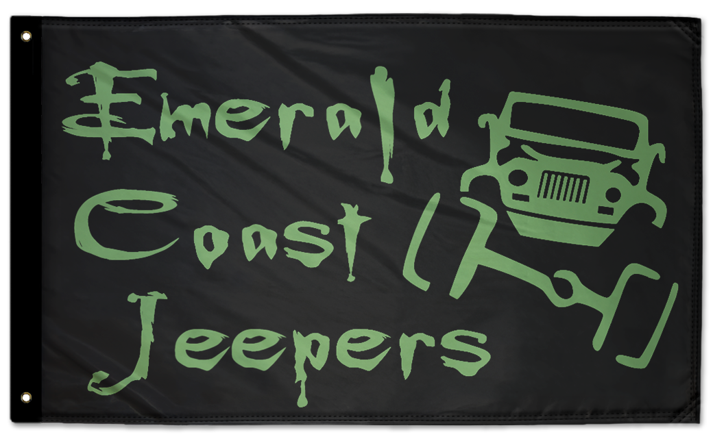 Emarald Coast Jeepers Flag 3'x5' Double-Sided Flag