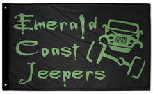 Emarald Coast Jeepers Flag 3'x5' Double-Sided Flag