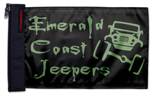 Emerald Coast Jeepers Flag 12"x18" Forever Wave Flag