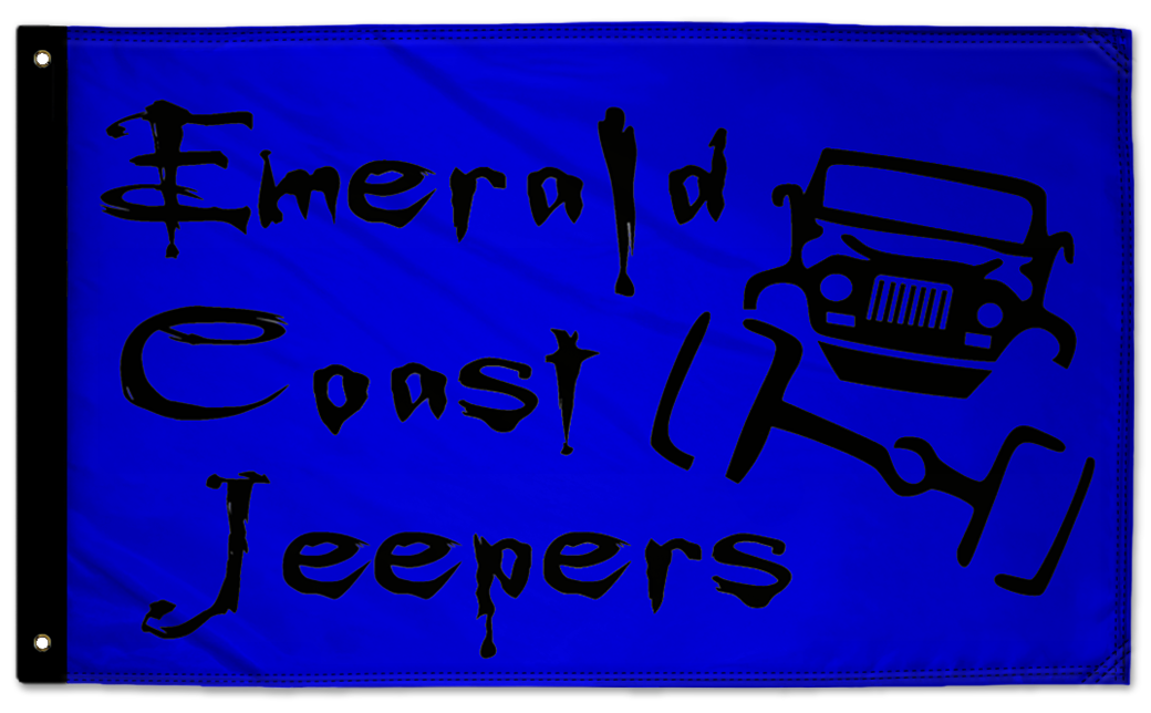 Emarald Coast Jeepers Flag 3'x5' Double-Sided Flag
