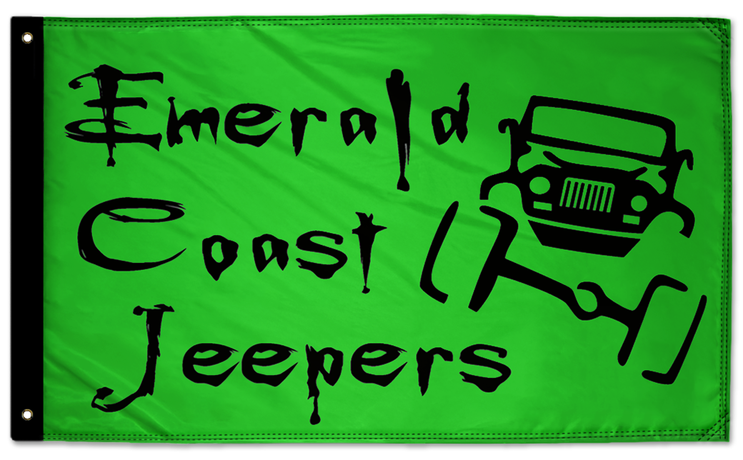 Emarald Coast Jeepers Flag 3'x5' Double-Sided Flag