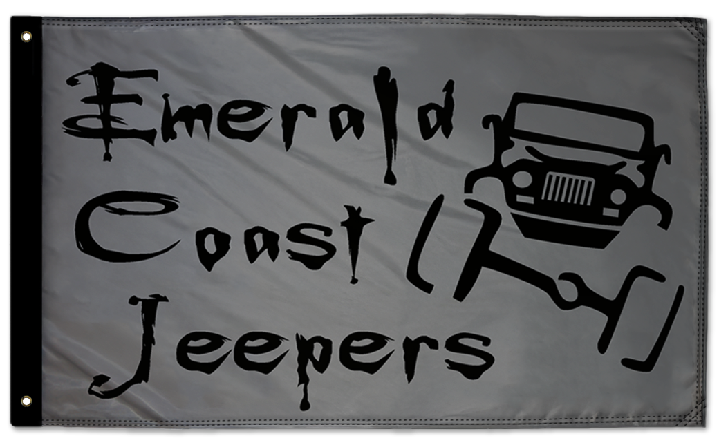 Emarald Coast Jeepers Flag 3'x5' Double-Sided Flag