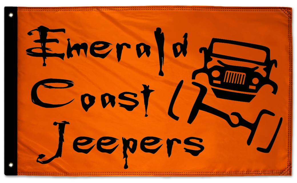 Emarald Coast Jeepers Flag 3'x5' Double-Sided Flag