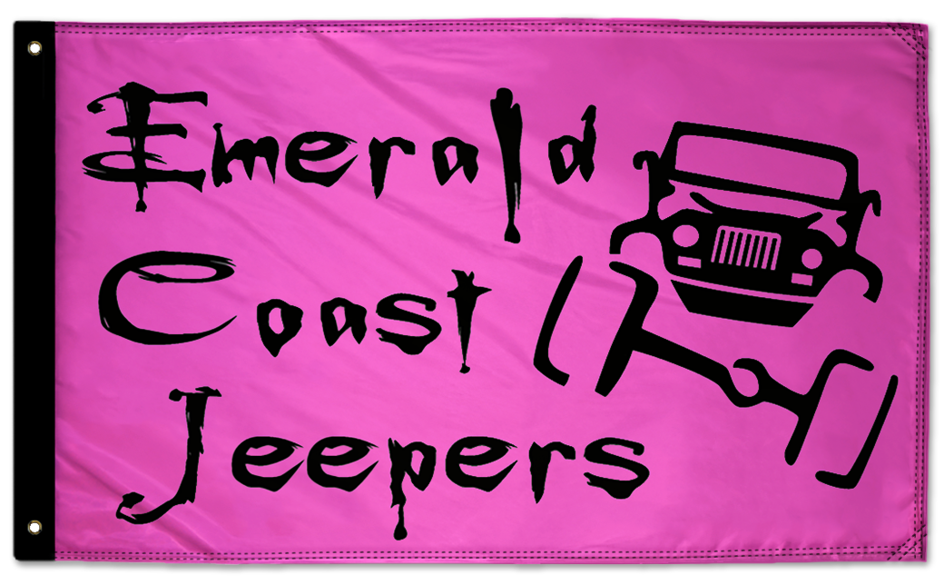 Emarald Coast Jeepers Flag 3'x5' Double-Sided Flag