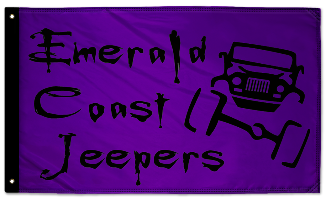 Emarald Coast Jeepers Flag 3'x5' Double-Sided Flag