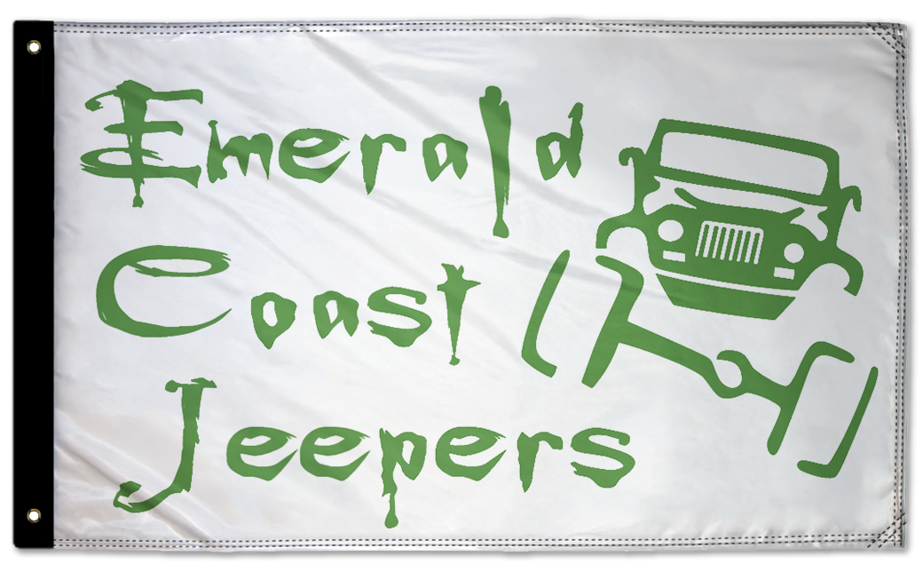 Emarald Coast Jeepers Flag 3'x5' Double-Sided Flag