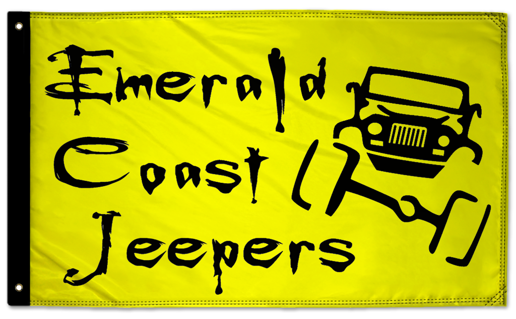 Emarald Coast Jeepers Flag 3'x5' Double-Sided Flag