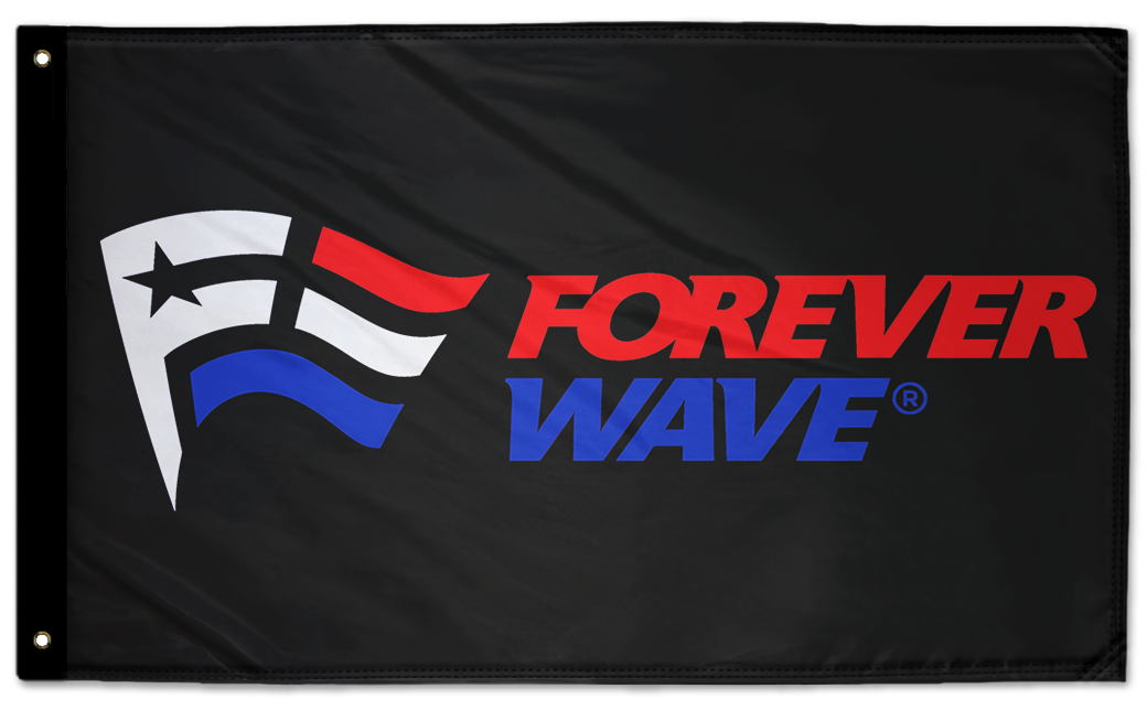 Forever Wave Logo 3'x5' Double-Sided Flag