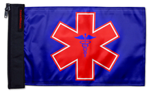 Medical 12"x18" Forever Wave Flag for Jeep Wrangler CJ-7 and CJ-8 1976-1986