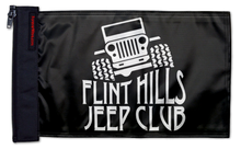 Flint Hills Jeep Club 12"x18" Forever Wave Flag