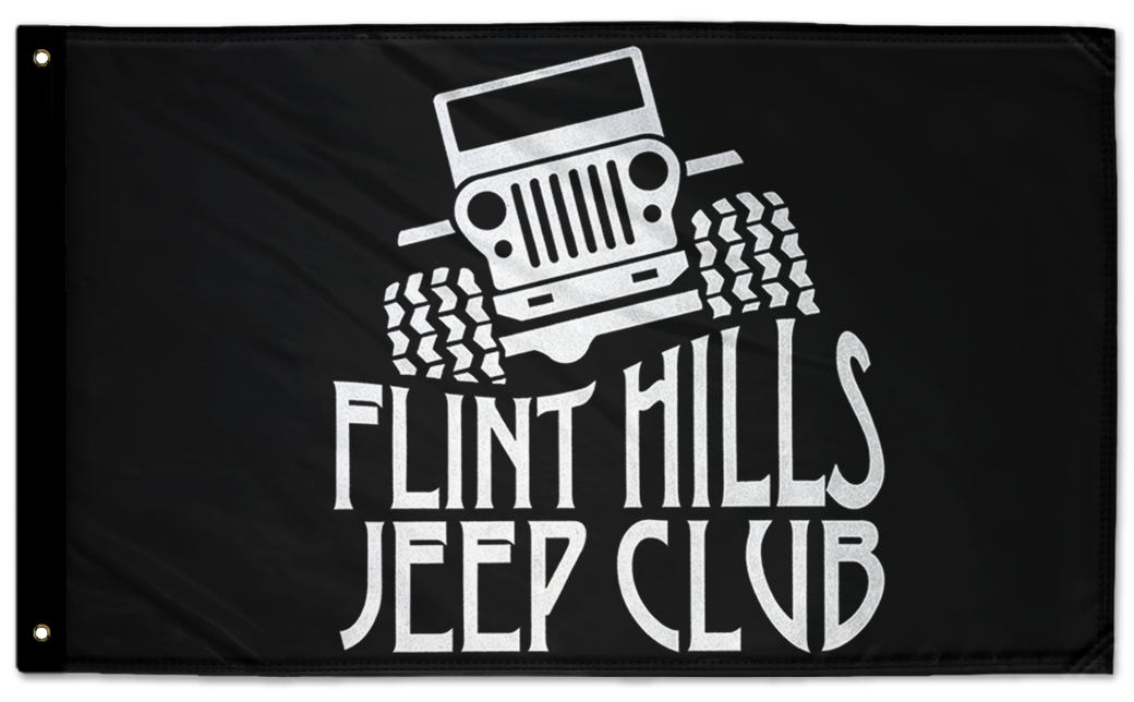 Flint Hills Jeep Club 3'x5' Double-Sided Flag