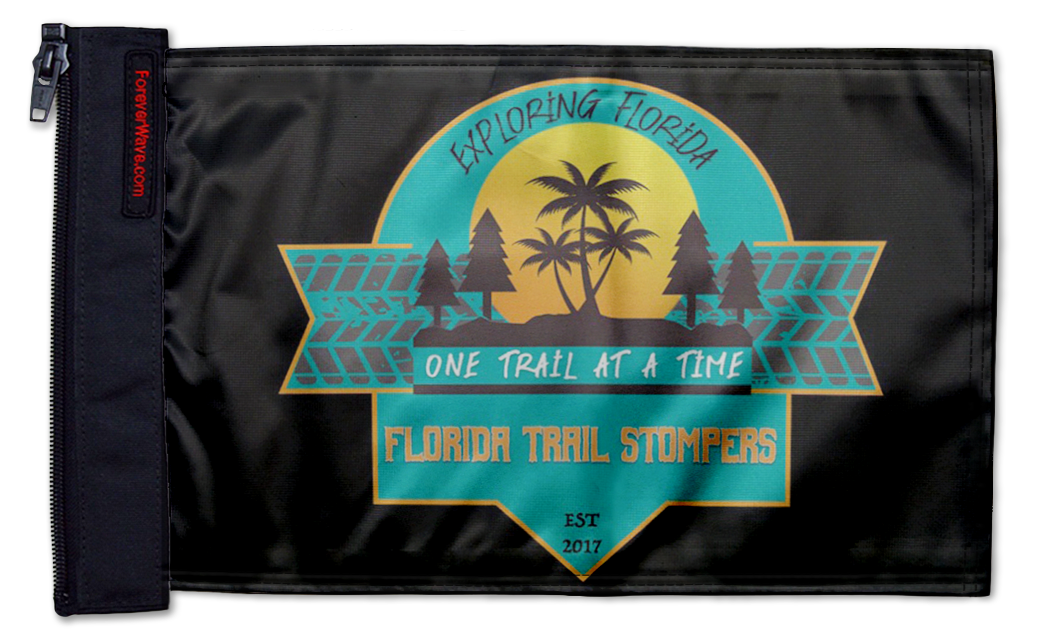 Florida Trail Stompers Flag 12"x18" Forever Wave Flag