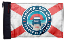 Florida Jeep Jam 2026 12"x18" Forever Wave Flag for Golf Carts