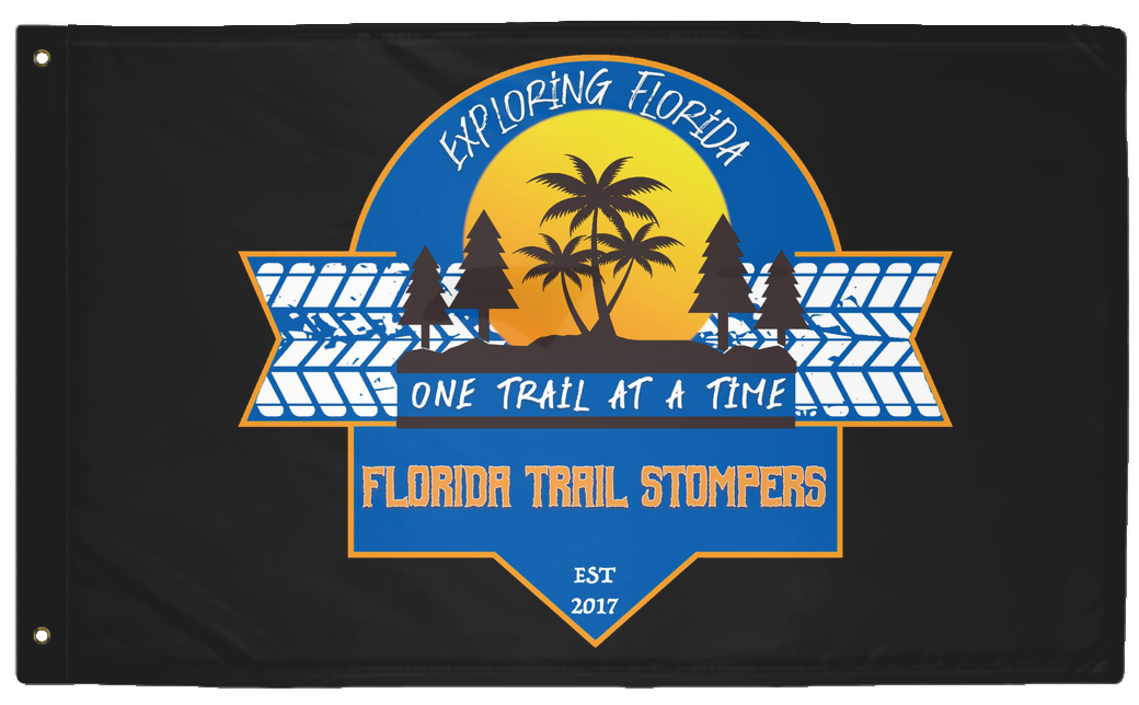 Florida Trail Stompers Blue 3'x5' double-sided flag