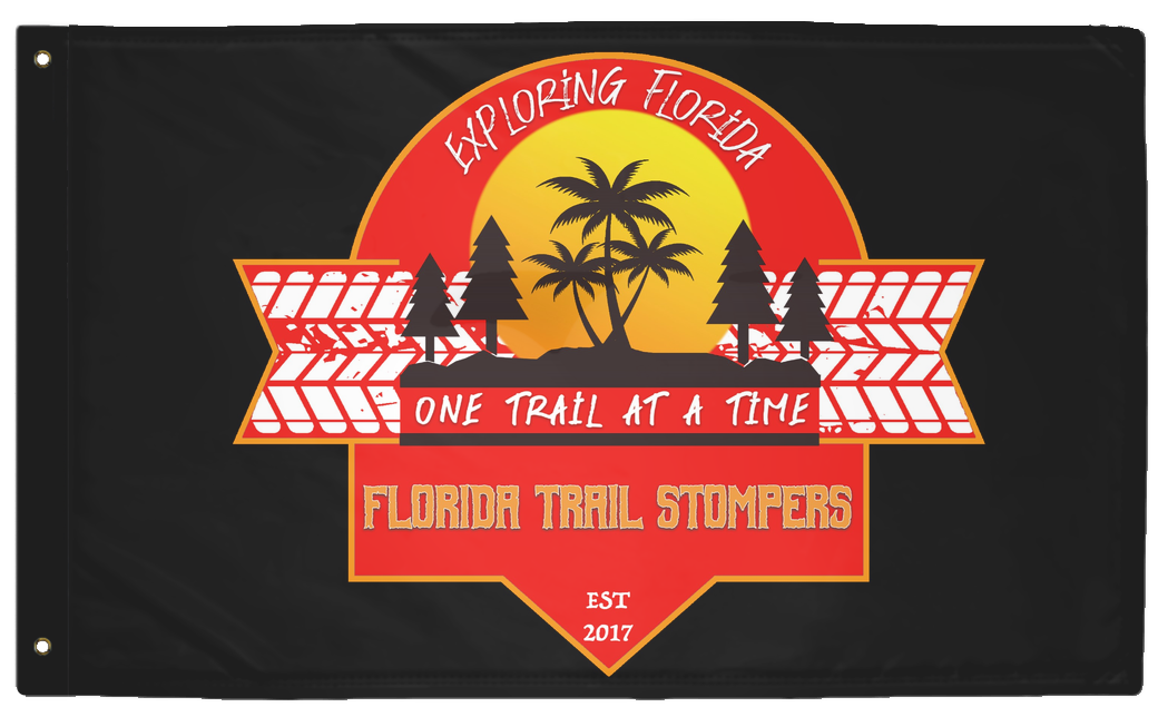 Florida Trail Stompers Red 3'x5' double-sided flag