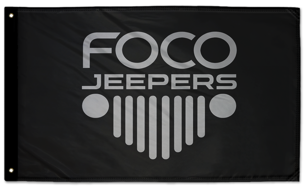FOCO Jeepers 3'x5' Double-Sided Flag