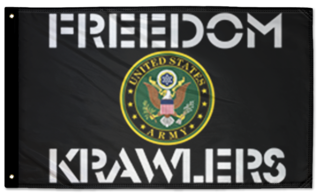 Freedom Krawlers Flag 3'x5' Double-Sided Flag