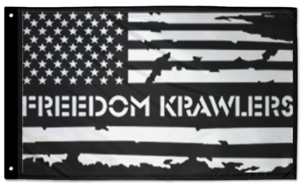 Freedom Krawlers Flag 3'x5' Double-Sided Flag