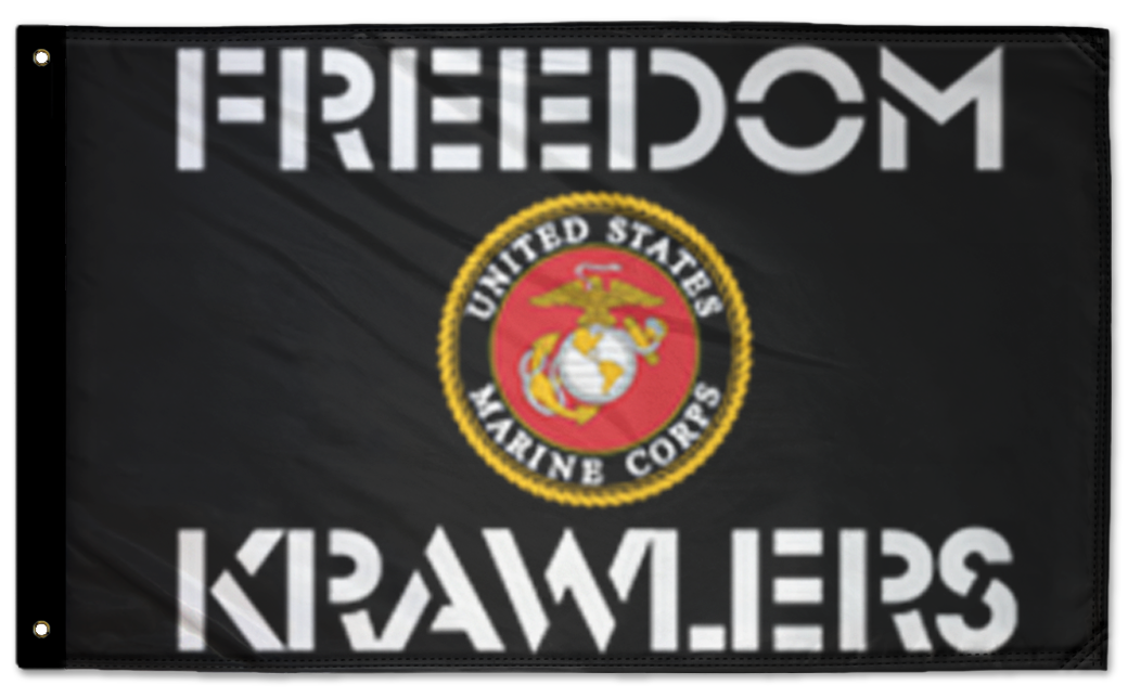 Freedom Krawlers Flag 3'x5' Double-Sided Flag