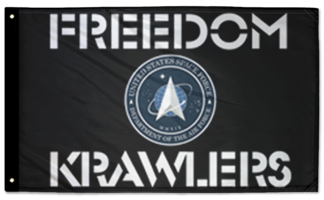 Freedom Krawlers Flag 3'x5' Double-Sided Flag