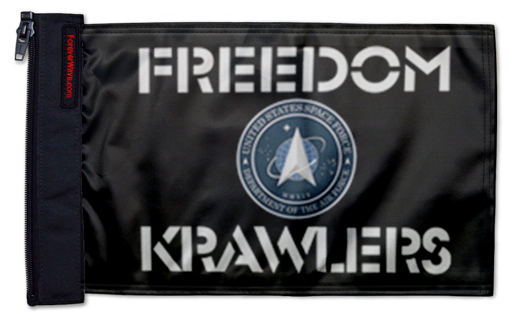 Freedom Krawlers Flag 12"x18" Forever Wave Flag